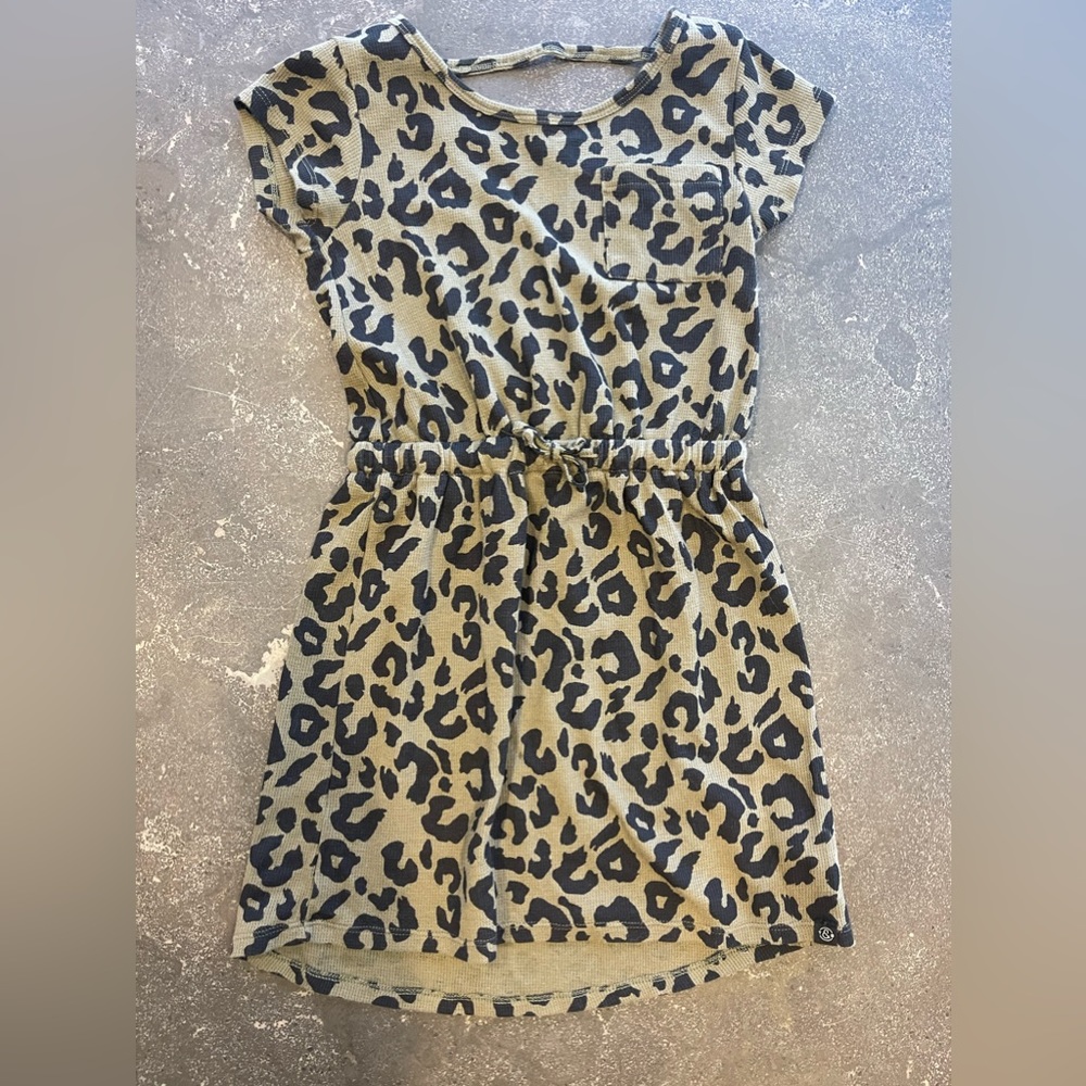 Treasure & Bond Girls Leopard Print Dress - Size 7/8